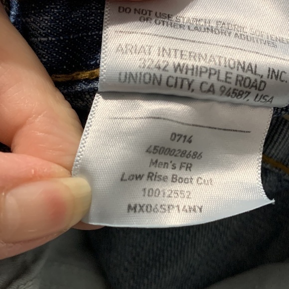 Ariat‎ Work FR M4 Low Rise boot cut jean. Size 38/30 - Picture 14 of 15